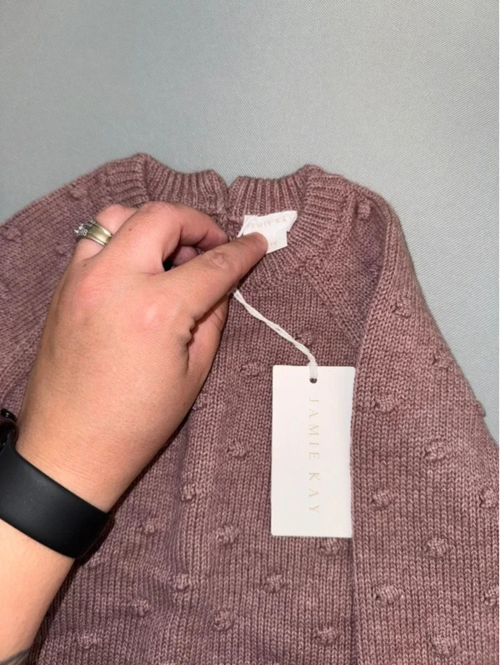 Jaime Kay 1 Year NwT swiss dot sweater